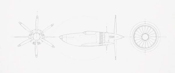 Aerospace structural components design blueprint for wing assemblies
