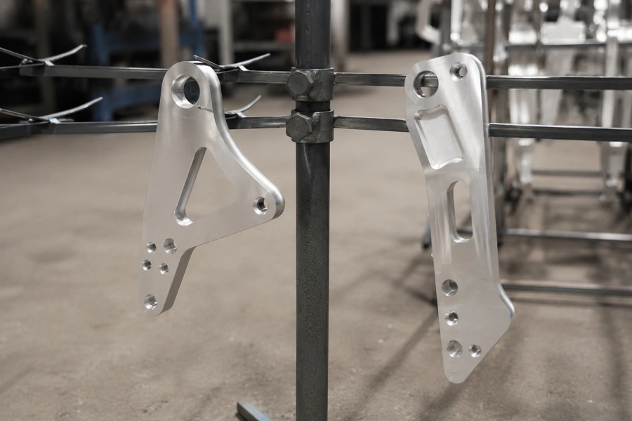 Aerospace aluminum anodizing process per MIL-A-8625 standards