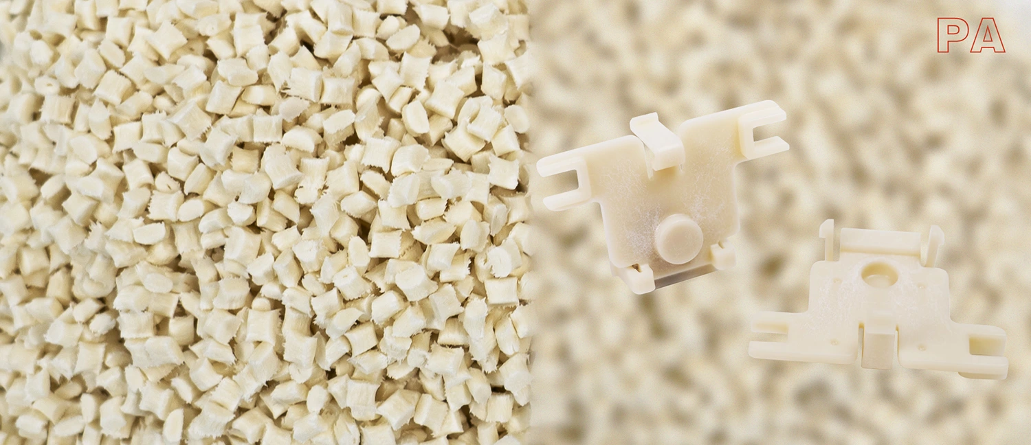 automotive molded part with pa-nylon material