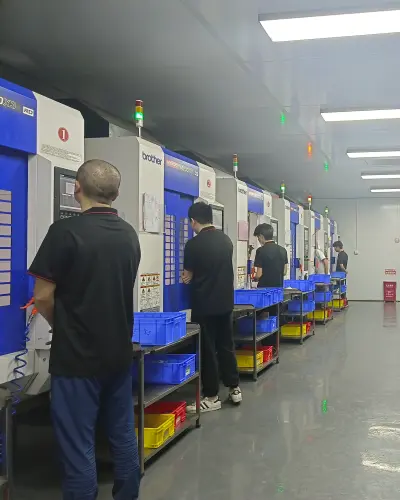 4-axis CNC machining center for aerospace components