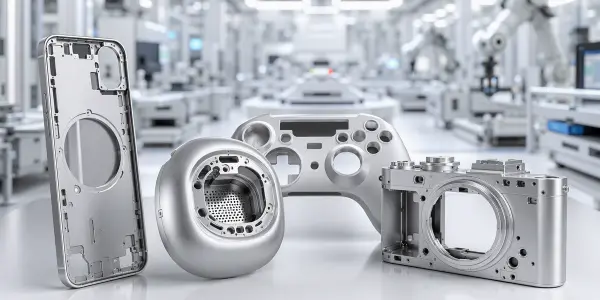 injection molded and cnc machined consumer electronic parts
