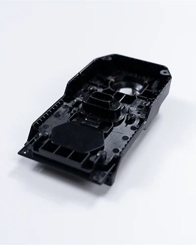 Injection molded PC+PBT drone remote control housing