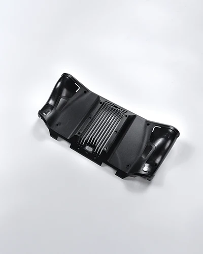 Mold-textured PC toy drone shell with ±0.005" dimensional accuracy