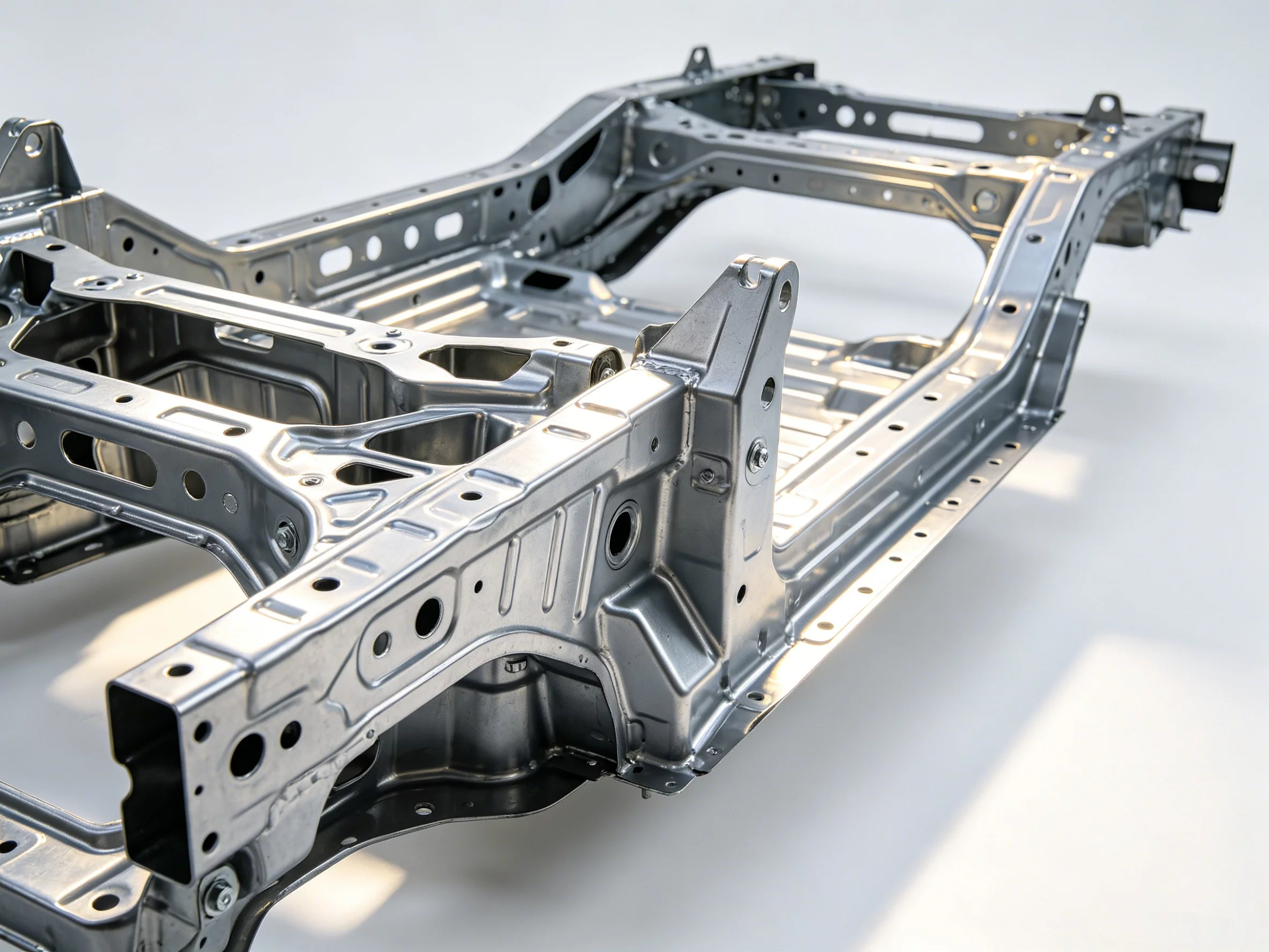 Automotive frame tube laser cut part