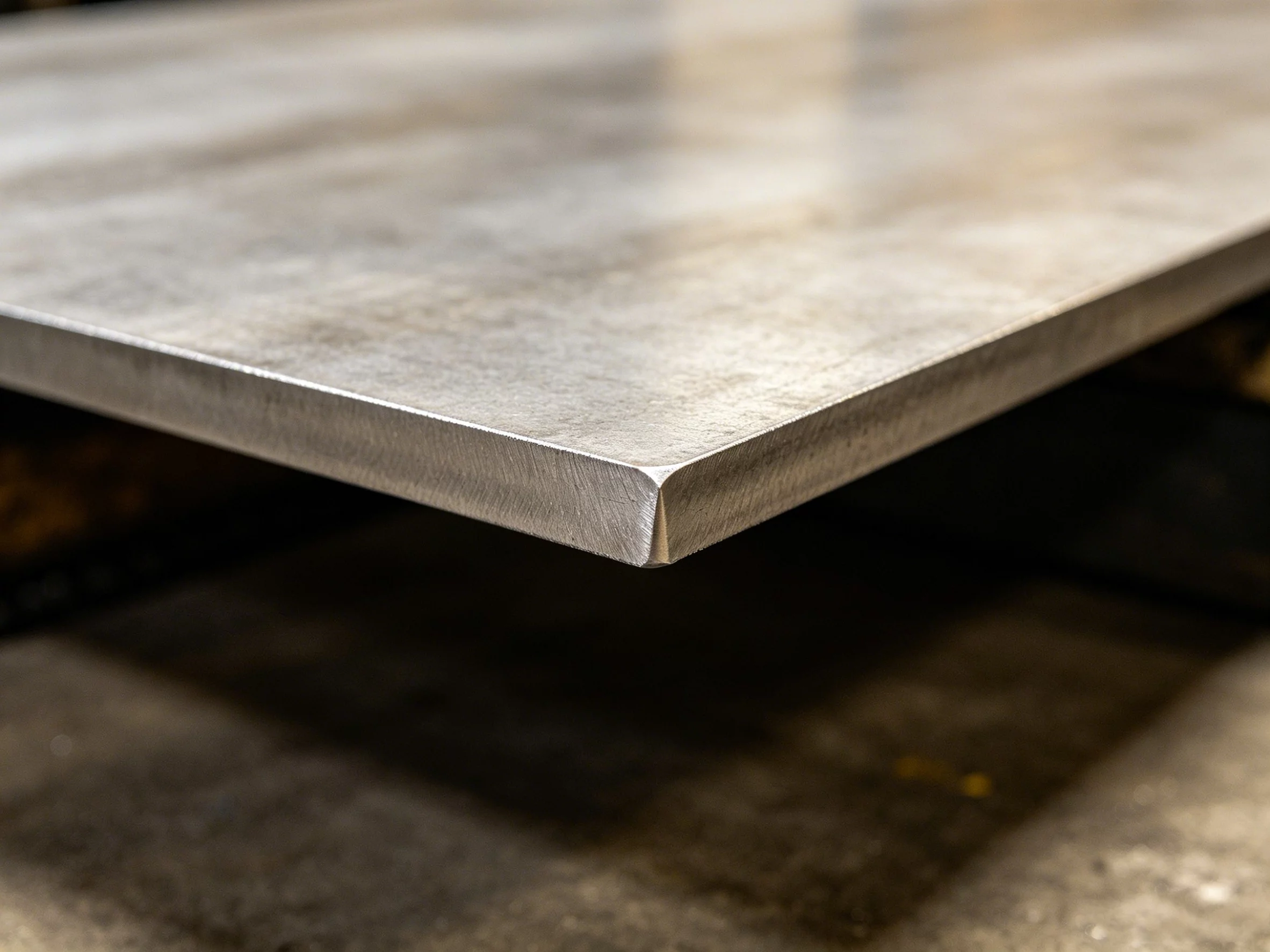 Edge taper on thick waterjet-cut material