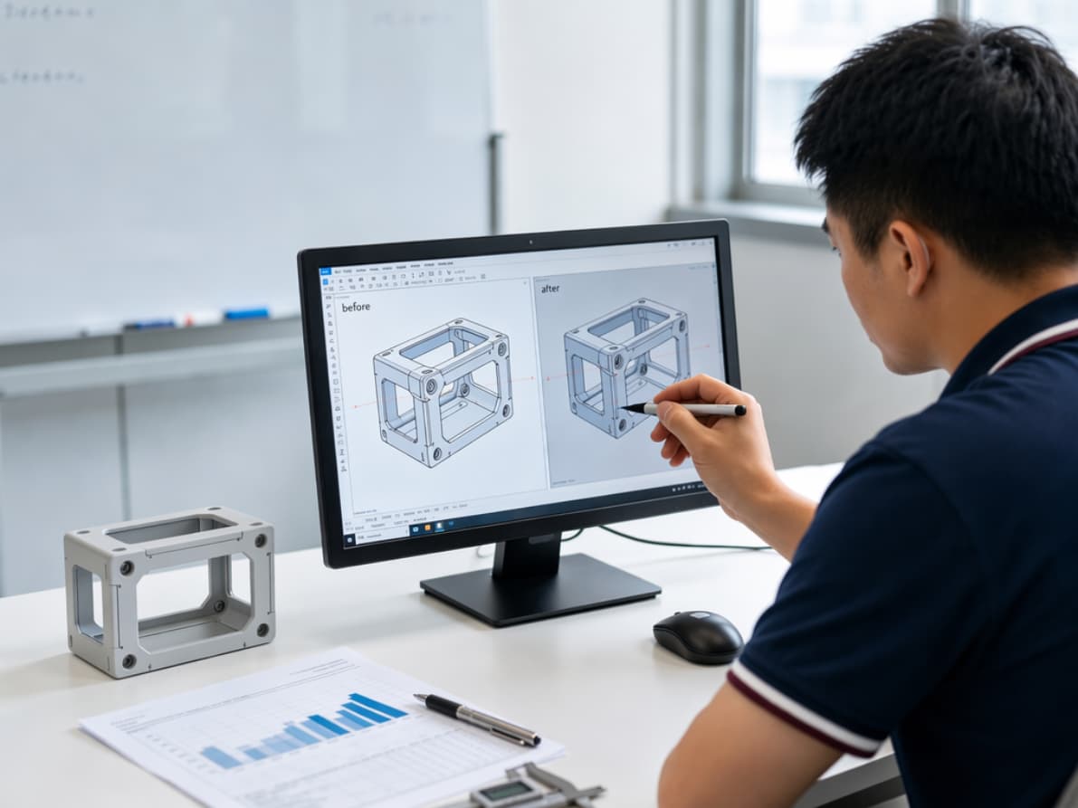 DFM optimization for enclosure cost and production stability