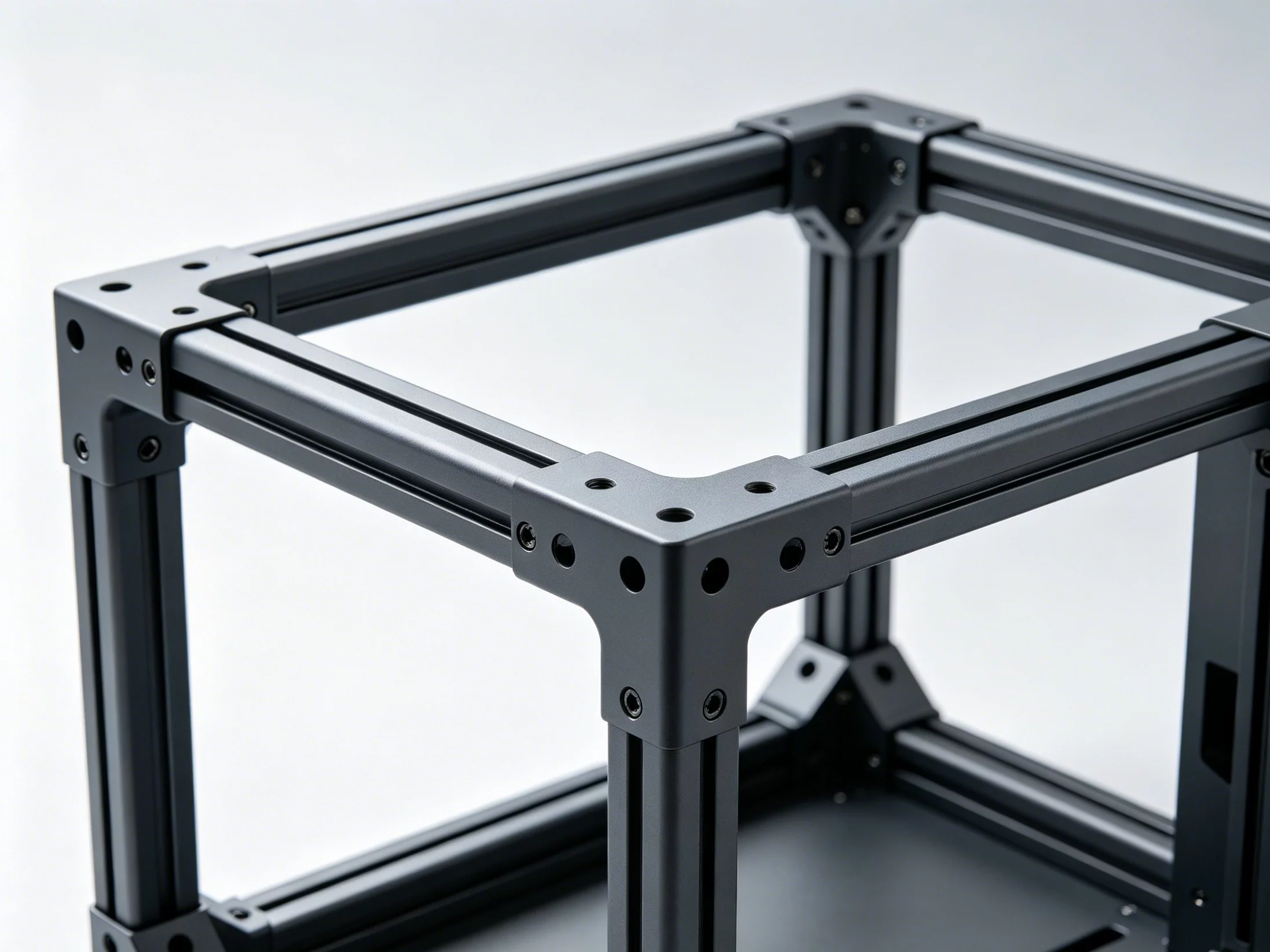 Equipment housing tube laser cut structure