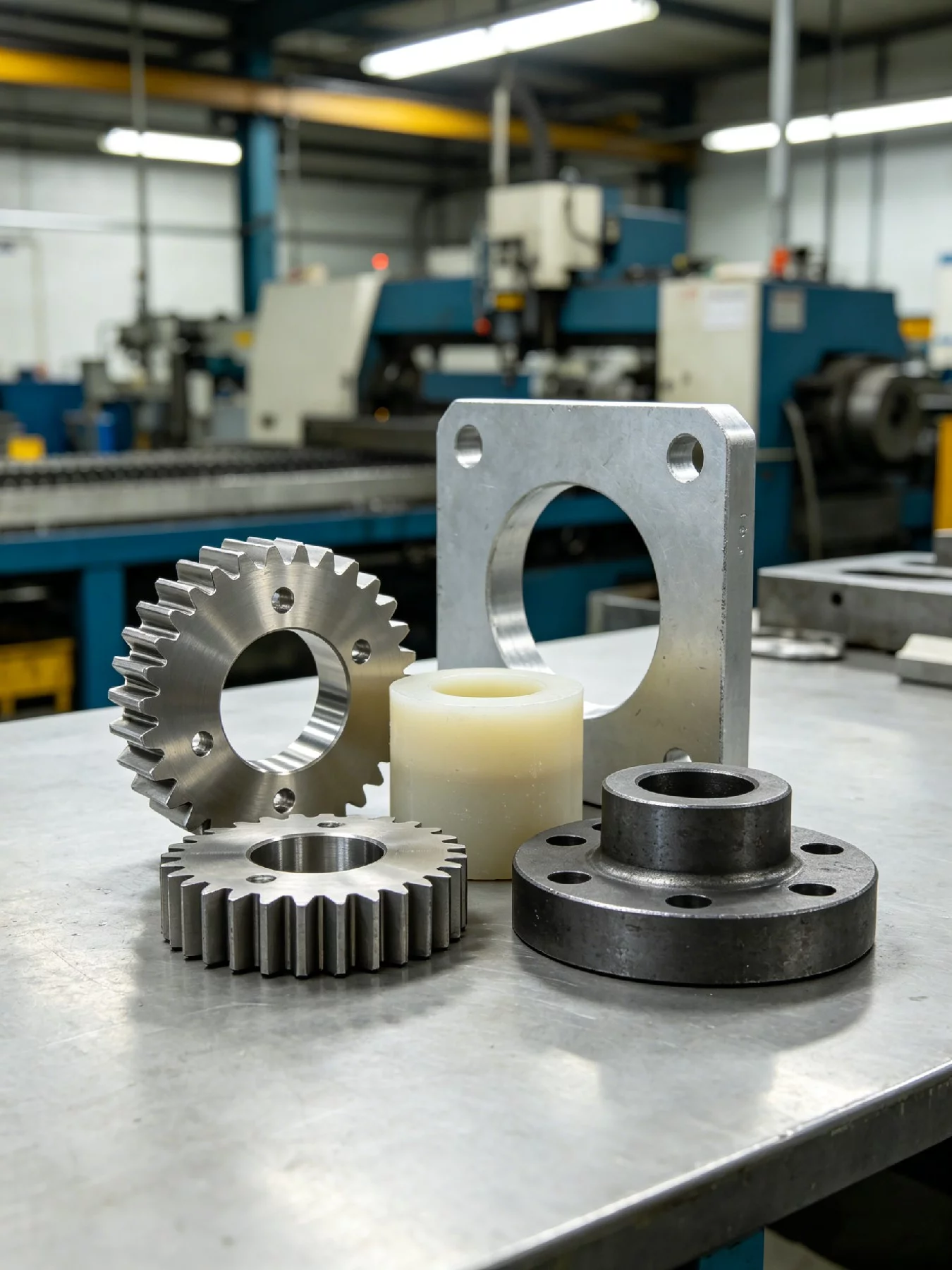 Industrial equipment waterjet cutting applications
