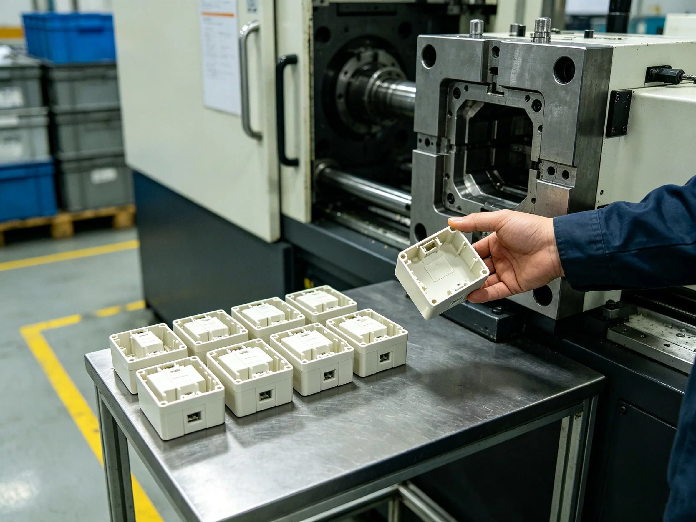 Injection molded plastic electronic enclosures