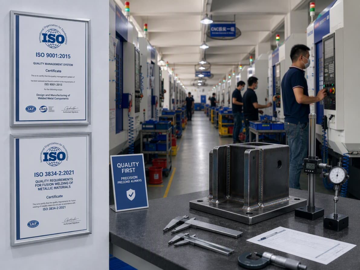 ISO-certified welding and fabrication facility