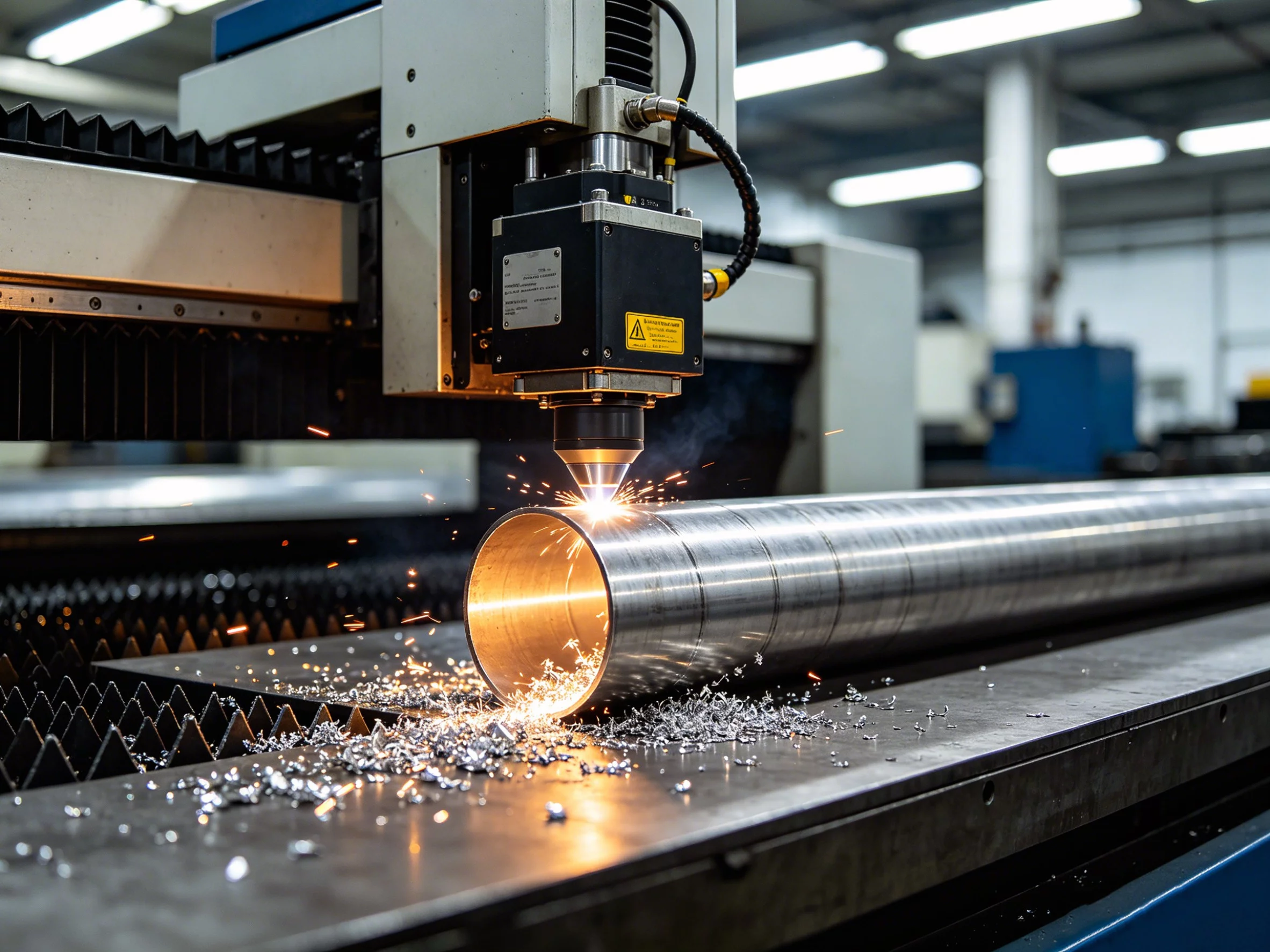 Tube laser cutting
