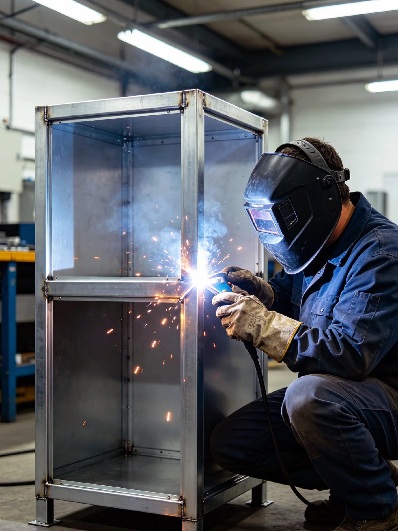 Custom welded sheet metal enclosures
