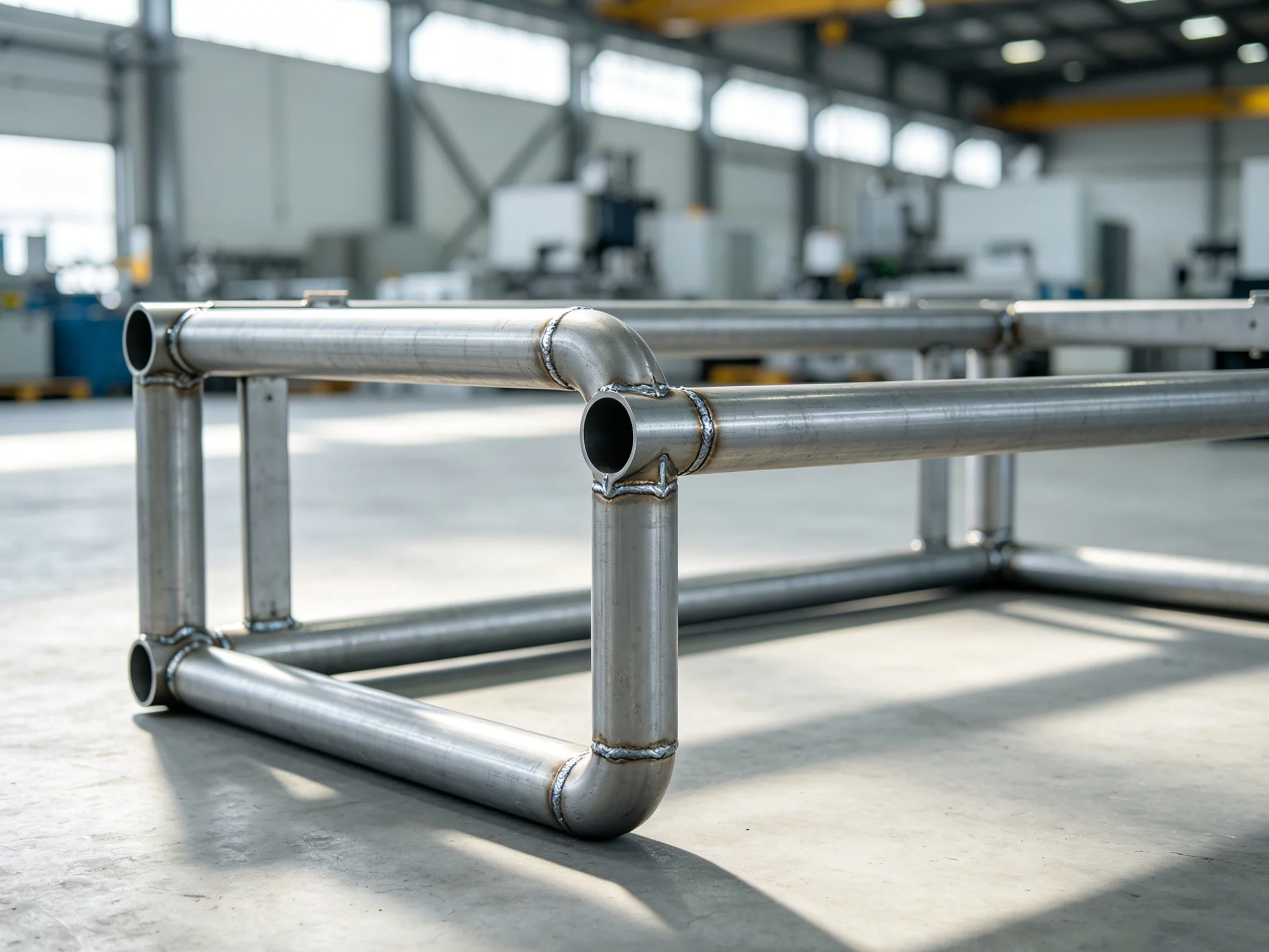 Tube assembly from laser cut parts