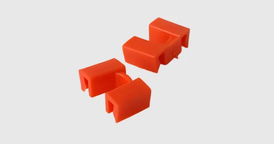 vacuum cast silicone part