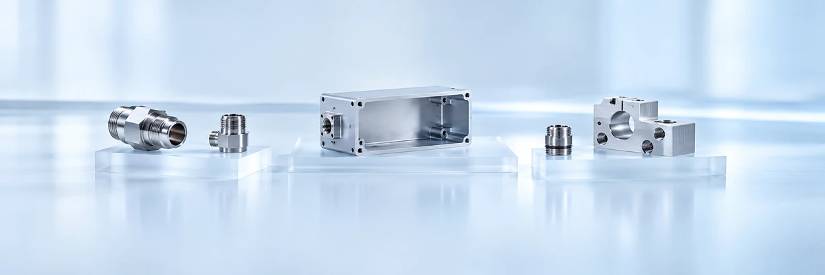 Illustrative CNC-machined medical equipment components