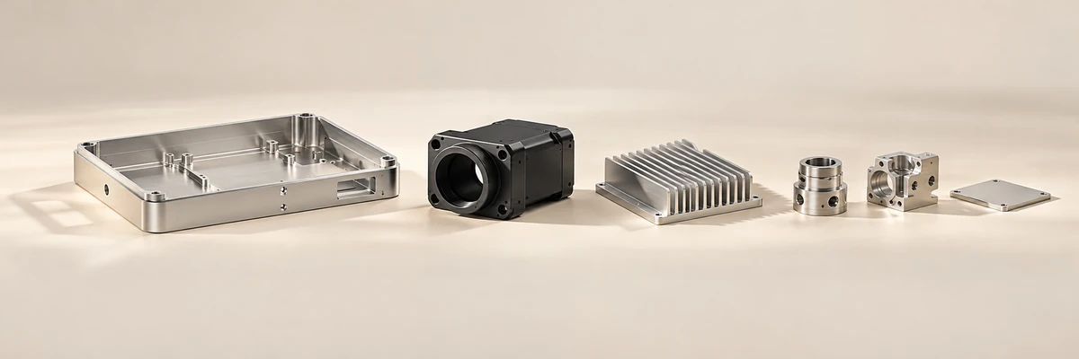 Illustrative CNC-machined consumer electronics enclosures