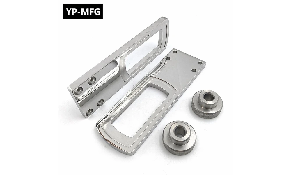 Polished rapid prototype metal component with fasteners